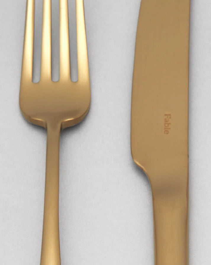 5-Piece Stainless Steel Flatware Set – Modern Cutlery for Everyday Dining