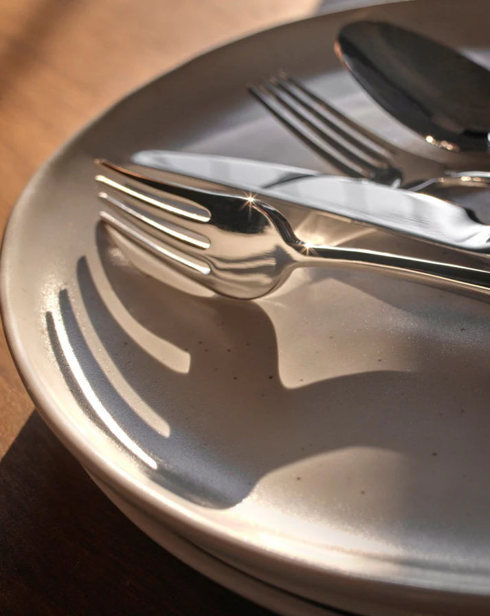 5-Piece Stainless Steel Flatware Set – Modern Cutlery for Everyday Dining