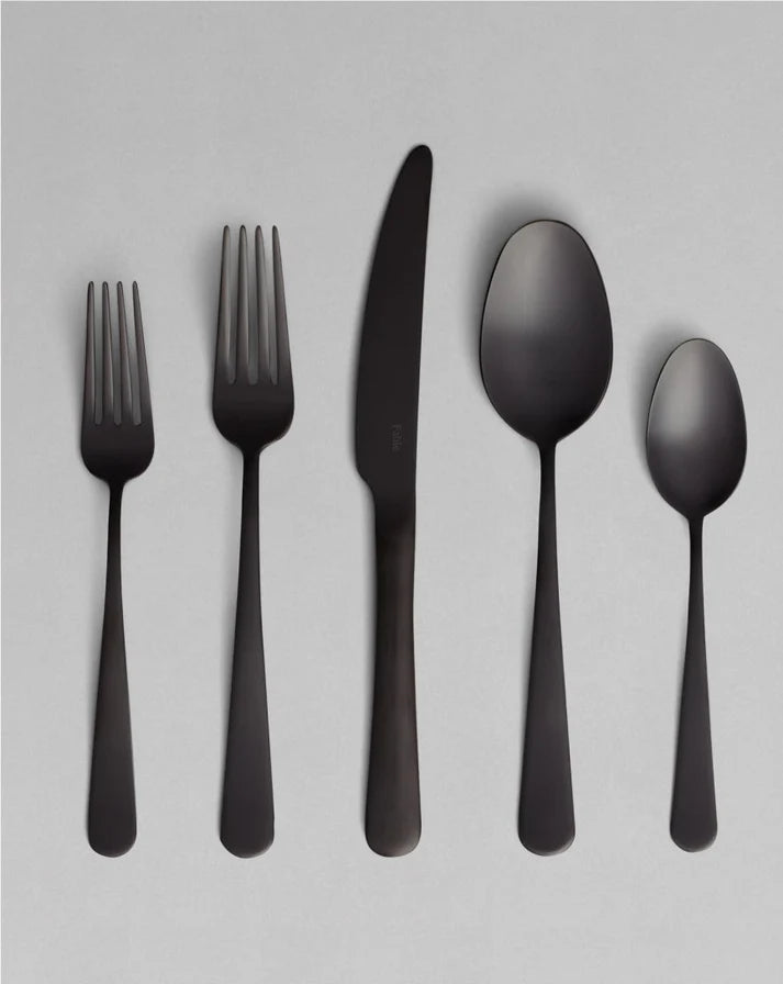 5-Piece Stainless Steel Flatware Set – Modern Cutlery for Everyday Dining