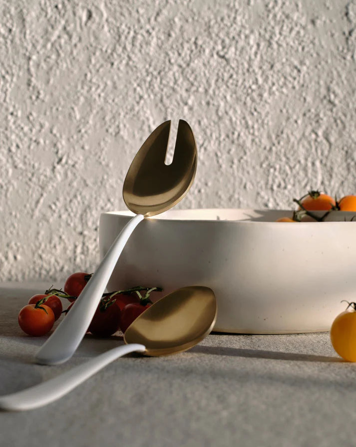 Modern Stoneware Serving Bowl – Artisan Style Serveware
